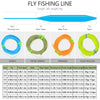 Fangblue 30.5M/100FT 2F/3F/4F/5F/6F/7F/8F Weight Forward Floating Fly Fishing Line