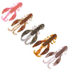 WDAIREN 10Pcs/Lot  50mm/70mm Soft Plastic Craw Bait