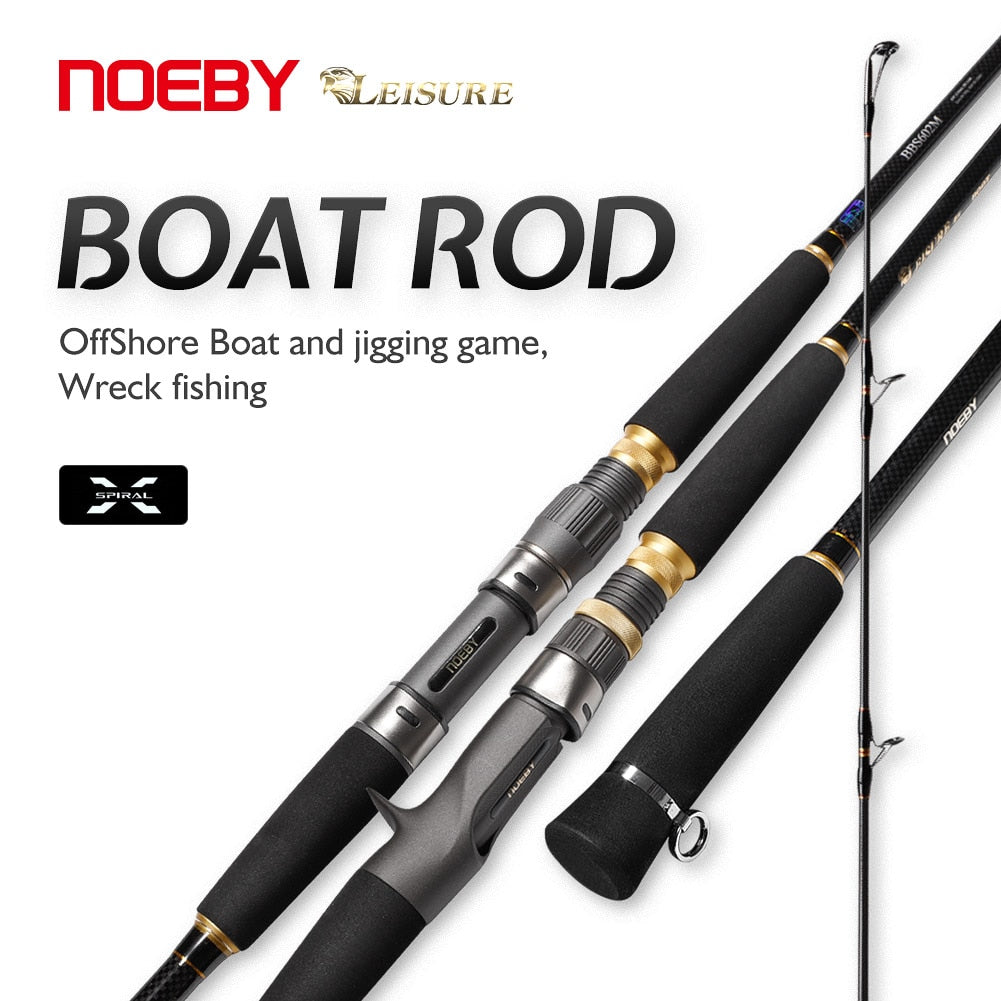 Noeby Leisure Boat Fishing Rod 1.83m/2.13m/2.43m 2PC M MH – Pro Tackle World