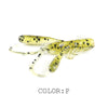 Supercontinent 15Pcs/lot 4cm 1.6g Soft Creature Lures