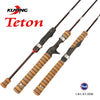 Kuying Teton Ultra-light 1.8m/1.9m/1.92m 2PC Medium Action Casting/Spinning Rod