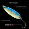 Goture 2pcs/pack 3cm/2.8g or 3.5cm/4g Micro Fishing Spoon Lure