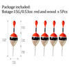 Balsa Wood Fishing Float Set - 5pcs/lot