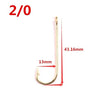 Mizugiwa 100pcs/lot Long Shank Aberdeen Fishing Hooks