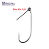 Mizugwa 25pcs/lot Size 1/0-5/0 Weedless Barbed Fishing Hook