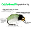 Bimoo 6Pcs/Lot #10 #12 CDC Feather Hackle Nymph Scud Fly