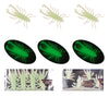 Westbass 4Pcs/Lot 3.5cm-7cm Soft Plastic Creature Bait