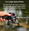 PureLure Q13 155g 4.5KG Drag 7.3:1 Baitcasting Reel