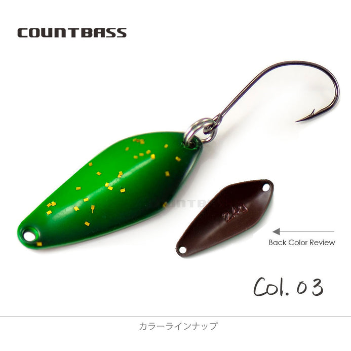 Countbass 2.4g 3/32oz Fishing Spoons