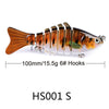 Multi-Section 8cm/10cm Swimbait - 1PC