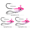 OugaFish 1Pc 7.5-15g Sinking Jig Head Spinning Hook