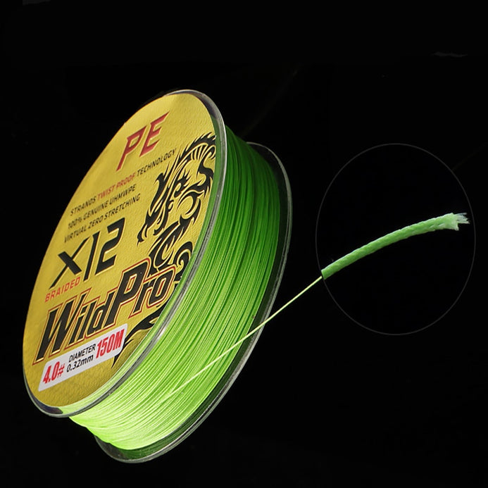 WildPro 150M 12 Strand PE Braided High Strength Line – Pro Tackle