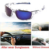 Camo Polarized Unisex Stress-Resistant Lenses Wind Sand Proof Fishing Sunglasses