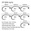 Eupheng 100pcs Competition Barbless Fly Hooks