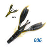 DYY 6Pcs/Lot 10cm 9g Soft Plastic Craw Flapper