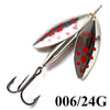 FISH KING FTZ76 1Pc 10cm 20g Double Bladed Inline Spinner