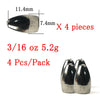 TheTime 1/16-1 OZ Bullet Weight Sinkers 1.8-28g