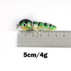 XHUNTER 1PC 55MM 5G Hard Custom Sinking Multi Jointed Crankbait