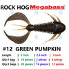 Megabass 16/14/Multi Pcs Rock Hog 2.5 /3.5 / 4.5in Soft Plastic Creature Lure