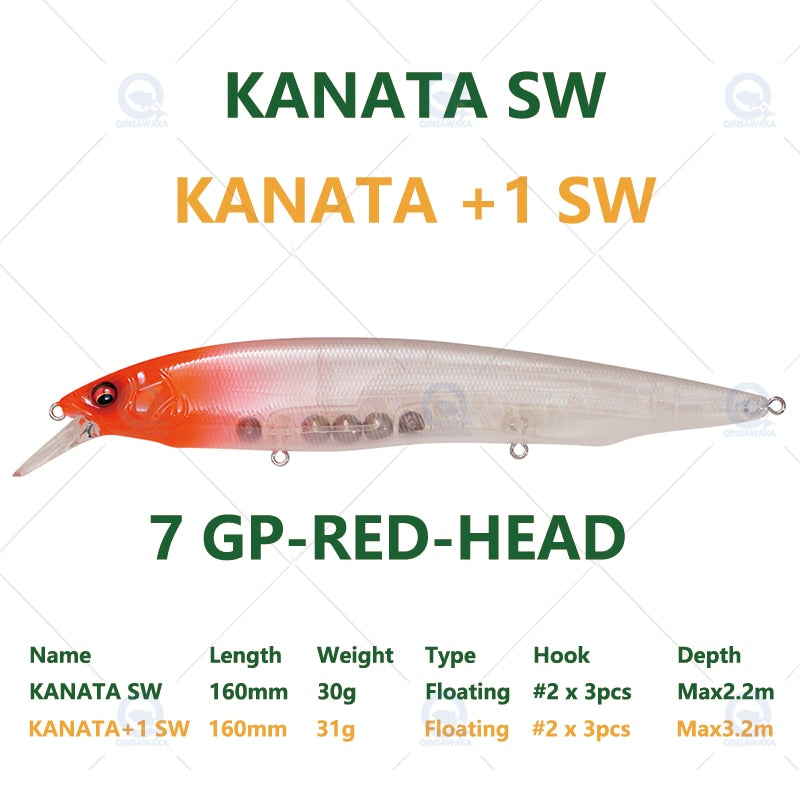 Megabass Kanata Fishing Lures, Kanata 160mm 30g Lure