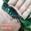 Topwater Popper with Tail 50mm 11g - 1PC