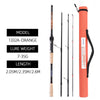 MiFiNE Team Liquid 1.95/2.05/2.35/2.6M High Carbon 4/5PC Spinning Fishing Rod