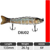 ODS 1Pc 13.2cm/20.6g 8-Segment Swimbait