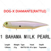Megabass DOG-X DIAMANTE RATTLE IN / SILENT Floating Lipless Top Water Bait