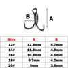 Outkit 5pcs/box Micro Treble Hook 12-20#