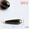 Tungsten Bullet Weight Set 0.75g 1.25g 1.75g 2.75g - 3/5/10PC