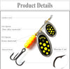 FISH KING 1Pc 3#+5# 25g Double Blade Spinner