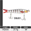 ODS 1Pc 13.2cm/20.6g 8-Segment Swimbait