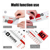 Waterproof Adhesive Fishing Measuring Ruler - 65cm 2Pcs