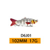 ODS 1Pc 13.2cm/20.6g 8-Segment Swimbait