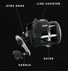 Okuma MAGDA PRO Linecounter DX Series Baitcasting Reel