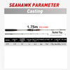 JOHNCOO Seahawk 1.5m/1.6m/1.75m 2PC ML Carbon Casting Rod