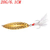 Spoon with Feathered Treble Hook 2.5-20g - 1 PC