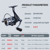 BearKing PT Series 7+1BB  5.2:1 12kg Max Power Spinning Reel