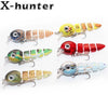 XHUNTER 1PC 55MM 5G Hard Custom Sinking Multi Jointed Crankbait