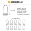 Lureholic Tungsten 1/16-2 OZ Bullet Sinkers