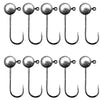 10pcs/lot 1g 2g 3.5g 5g 7g 10g Round Ball Jig Head Fishhook