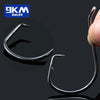 9KM Circle Fishing Hook Set - 25/50Pcs  Sizes 1# - 8/0#