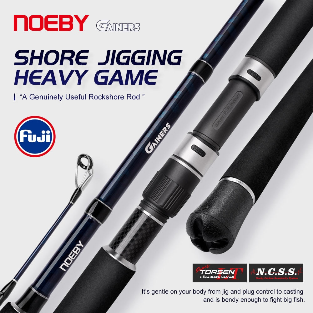 Noeby Gainers Heavy Game Fishing Rod 2.59m/2.75m/3.05m 2PC – Pro Tackle  World