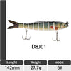 ODS 1Pc 13.2cm/20.6g 8-Segment Swimbait