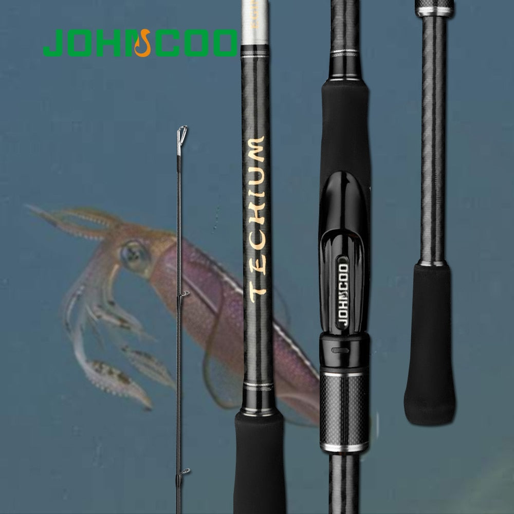JOHNCOO Techium 2.5m/8.20ft High Carbon 2PC Spinning Rod – Pro Tackle World