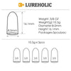 Lureholic Tungsten 1/16-2 OZ Bullet Sinkers