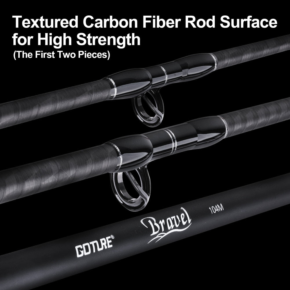 Goture Bravel Carbon Fiber M/MH/H 4PC Surf Rod – Pro Tackle World