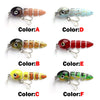 XHUNTER 1PC 55MM 5G Hard Custom Sinking Multi Jointed Crankbait