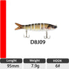 ODS 1Pc 13.2cm/20.6g 8-Segment Swimbait