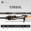 Histar Fox Crossline 2PC Fast L/ML/M/H/XH Spinning/Casting Rod